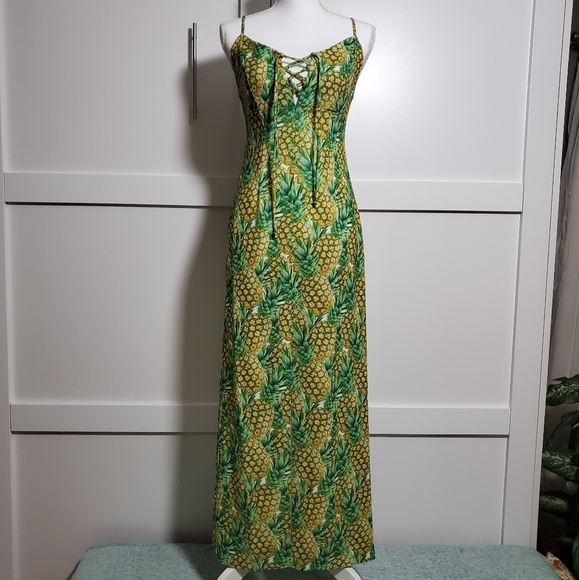 NWT! Show Me Your MuMu pineapple dress - Picture 5 of 10